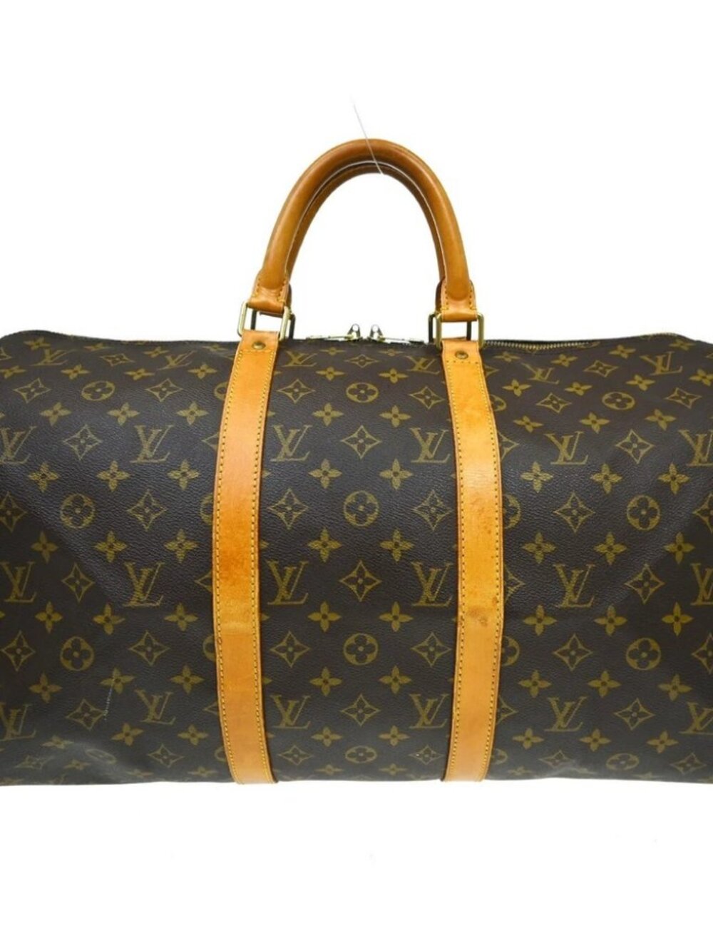 LOUIS VUITTON KEEPALL 50 TRAVEL HANDBAG MONOGRAM